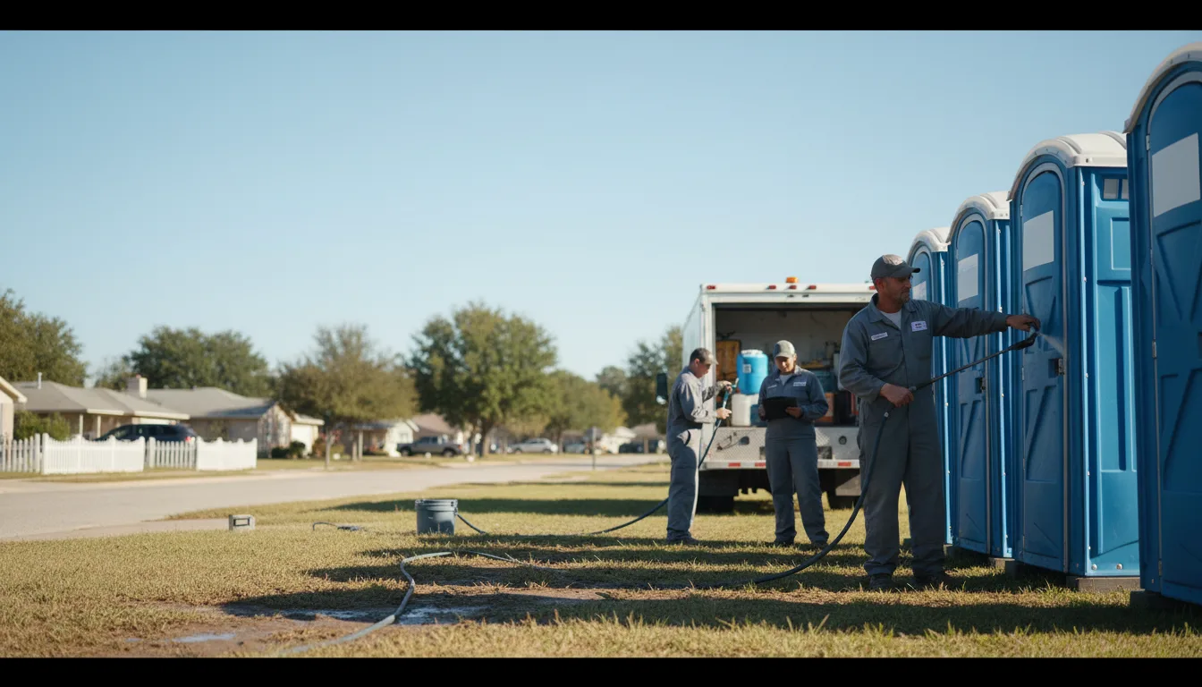 Long-Term Portable Toilet Rental in Athens, LA near me